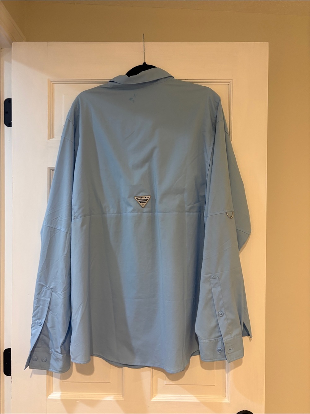 Columbia Light Blue Men's Lightweight Shirt Jacket - Picture 2 of 2